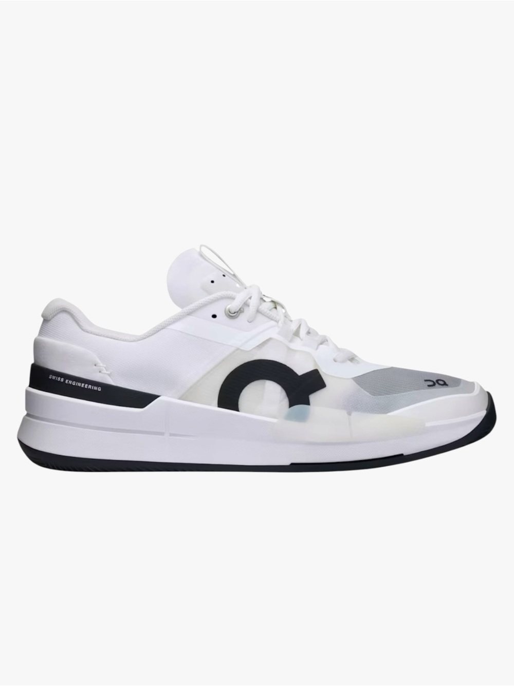 On Cloud Running THE ROGER Pro 2 Clay Men’s White and Black Sneakers Size 10 New - Picture 3 of 10